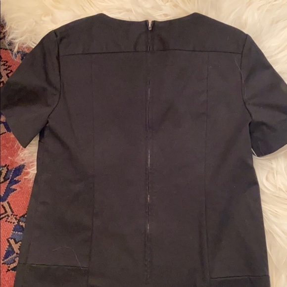 Theory black v-neck top - Picture 5 of 6